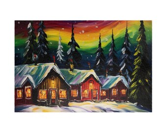 Puzzle | North Pole Santa's Workshop | 500 piece puzzle | 1000 piece puzzle