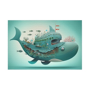 Puzzle | Whale Puzzle | Fantasy Puzzle | Whale Gift | 1000 Piece Puzzle