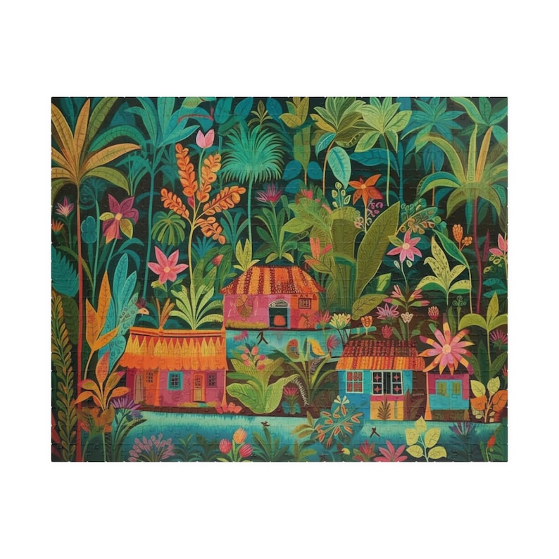 New Zealand Folk Art Puzzle 500 Piece Puzzle 1000 Piece Etsy