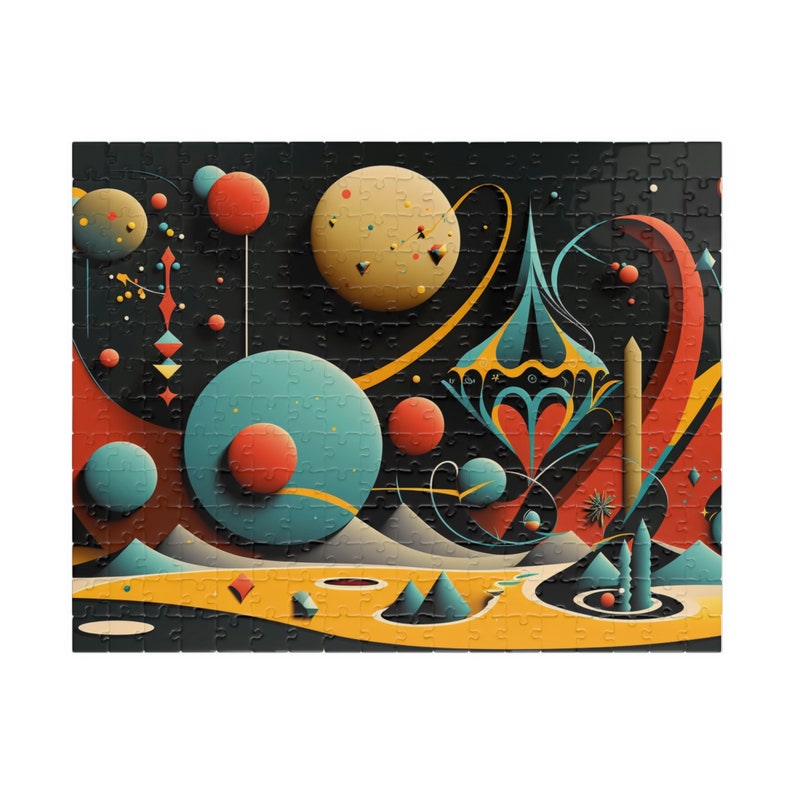 Puzzle Abstract Puzzle 500 Piece Puzzle Etsy