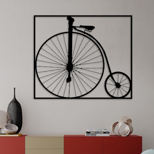 Metal Bicycle Wall Art Etsy