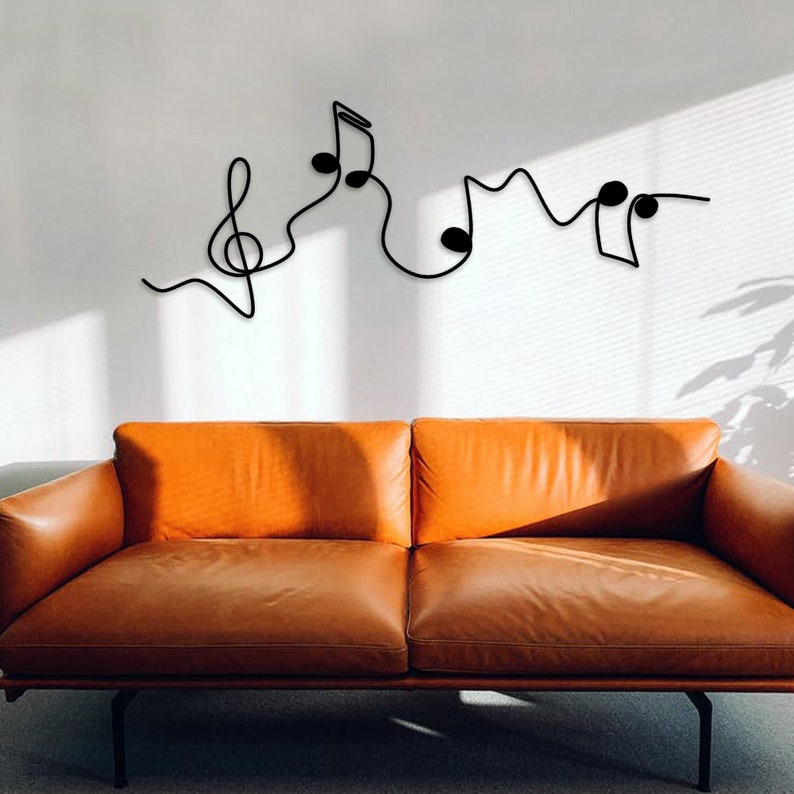 Music Notes Wall Art Unique Musical Wall Decor Music Wall Etsy
