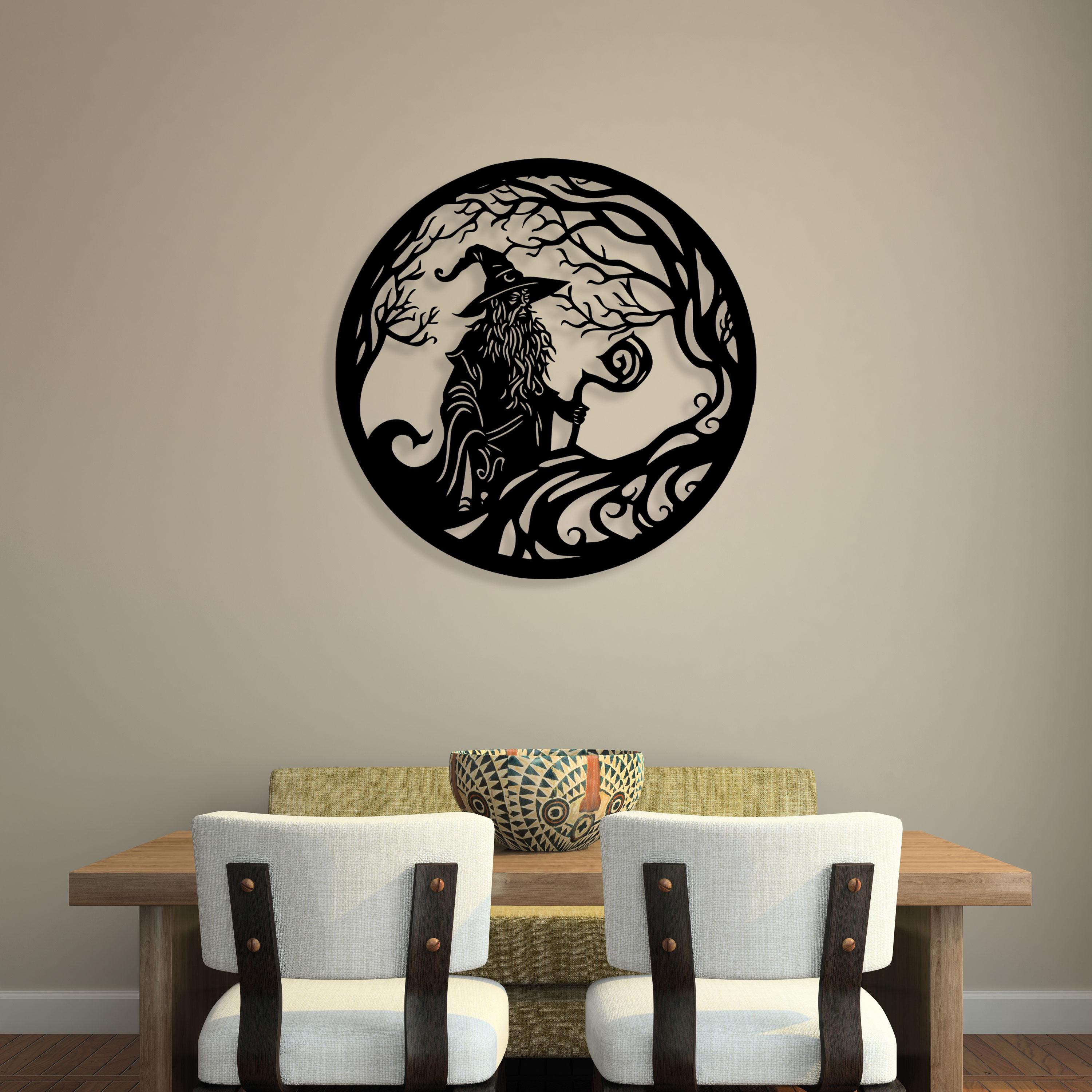 Gandalf Metal Wall Art, Unique Birthday Gift, Lotr Lovers Metal Wall Art,  Iconic Metal Decor, Gift for Her, Christmas Glft, Wizard Wall Art