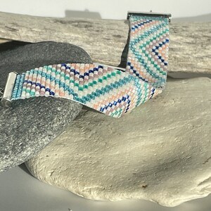 Talia woven bracelet made of Miyuki beads image 5