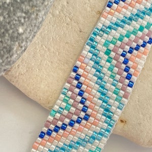 Talia woven bracelet made of Miyuki beads image 6