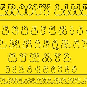 GROOVY FONT SVG, Retro Alphabet Svg, Vintage Font Svg, Groovy Alphabet Svg, Retro ClipArt, Retro Font Svg, Groovy ClipArt,holiday Retro Font