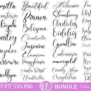 Cursive fonts Bundle Cursive fonts for Cricut Cursive font bundle Fonts bundle svg Wedding font bundle svg Fonts for Cricut Fonts Silhouette