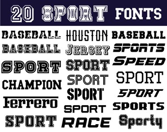 Varsity Fonts OTF SVG Files Varsity Font College Font Sport Font Bundle Fonts Varsity Jersey Font Varsity Letters Font Bundle Fonts