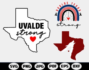 Uvalde Strong Wolf Texas, Uvalde strong Png, pray for Uvalde,Uvalde Texas strong, Digital Download PNG File