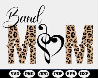 Band Mom svg, band mom png, żelazko na zespole, nuty muzyczne, pliki do cięcia koszulek dla mamy orkiestry marszowej