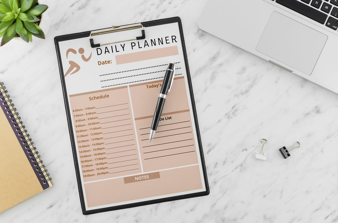 DAILY PLANNER to Do List Printable Productivity Day Planner for Work - Etsy