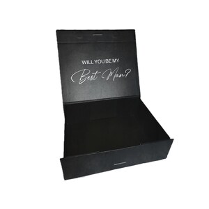 Luxury Gift Box|Magnetic Gift Box|Bridesmaid Maid of Honour gift box|Best man gift box|Personalised Name Box|Birthday Box|Groomsman Box
