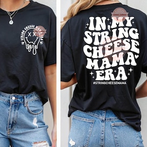 In My String Cheese Mama Era SVG PNG, Trendy Funny Mom Life Sublimation Shirt Design Digital Download