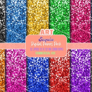 Pailletten-Digital-Papiere, Premium Sparkle Glam Glitter Textur Hintergrund, Luxus-Pailletten Scrapbooking-Papier 300 Dpi, kommerzielle Nutzung