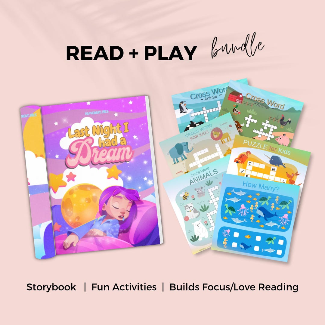 Kids Storybook & Activity Bundle | Printable Learning Pack | Reading ...
