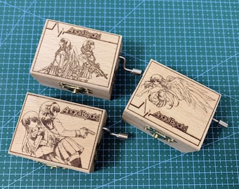 Angel Beats! OP My Soul,Your Beats!, Japanese Anime Theme Music Box, Wooden Melody Personalized  Engraved Handmade Vintage Gift