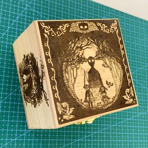 Over The Garden Wall Electronic Music Box | echargeable USB sound mechanism | Custom Anime Game Song By Music Box Version