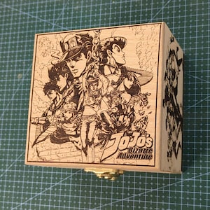 ジョジョの奇妙な冒険 オルゴールボックス 天然木製 海外製 アニメ Jojo gift box - Etsy 日本