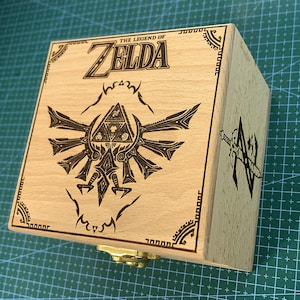 Boîte à musique électronique The Legend of Zelda | Mécanisme sonore USB rechargeable | Chanson de jeu anime personnalisée par version boîte à musique
