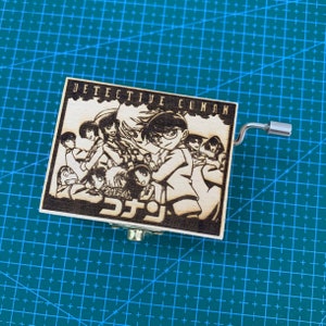 Detective Conan OP Mysterious Eyes GARNET CROW, Japanese Anime Theme Music Box, Wooden Melody Personalized  Engraved Handmade Vintage Gift