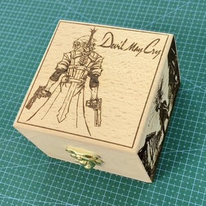 Devil May Cry Electronic Music Box DMC Dante Vergil | echargeable USB sound mechanism | Custom Anime Game Song By Music Box Version
