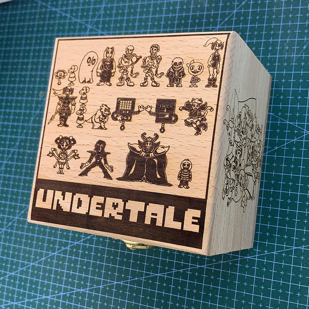 Undertale Electronic Music Box | Echargeable USB Sound Undertale Electronic Music Box | Echargeable USB Sound