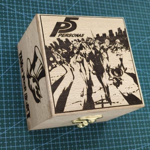 Persona 5 P5 Electronic Music Box | echargeable USB sound mechanism | Custom Anime Game Song By Music Box Version