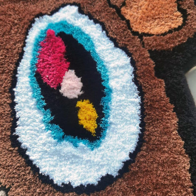 Kanye West Dropout Bear Tufted Rug Custom Anime Game Design Knitting ...