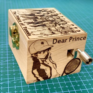 The Prince of Tennis, Dear Prince Japanese Anime Theme Melody Music Box, Wooden Personalized  Engraved Handmade Gift