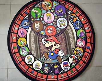 Game Rug Handmade Non-slip Area Rug Home Decor Mat