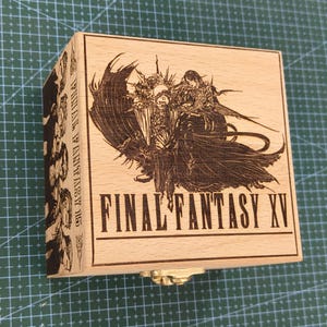Final Fantasy XV FF15 elektronisk speldosa | laddningsbar USB-ljudmekanism | Anpassad anime-spelsång från Music Box-versionen
