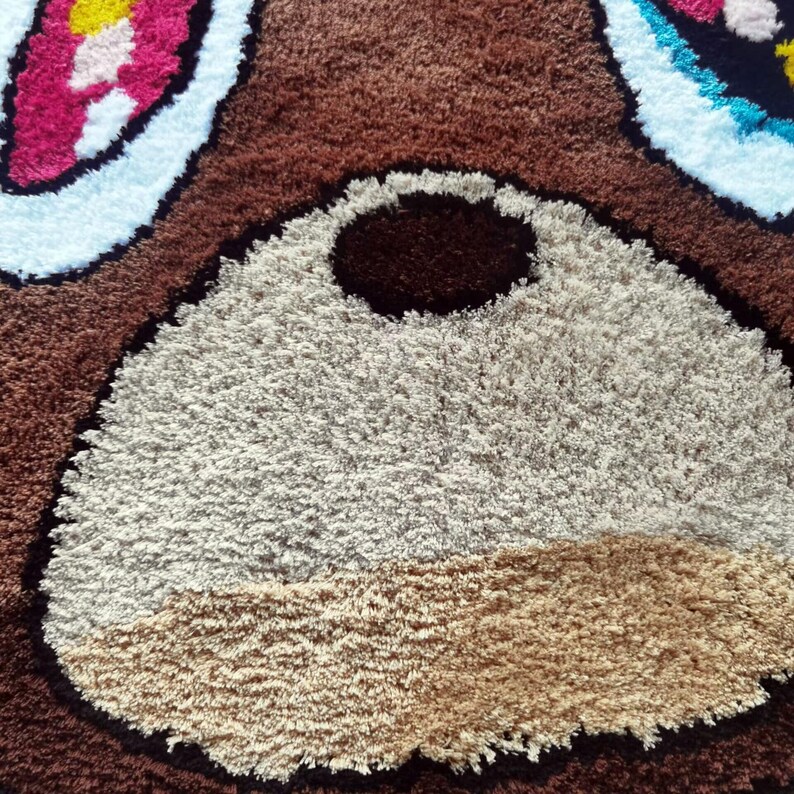 Kanye West Dropout Bear Tufted Rug Custom Anime Game Design Knitting ...