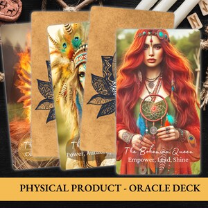 Jeu de cartes Oracle Boho Wisdom, 78 cartes, livraison gratuite, jeu de cartes oracle sorcière, pochette en velours, inspiration originale, haute qualité, version ANG