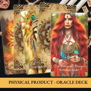 Jeu d'oracle de sagesse bohème, 78 cartes, version allemande, livraison gratuite, jeu d'oracle de sorcière, pochette en velours, inspiration originale, haute qualité