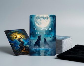 Mystic Forest Tarot Deck – Nature Inspired Spiritual Reading Cards