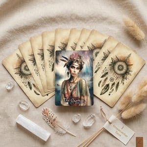 Boho Soul Tarot Deck – Bohemian Spiritual Cards, Indie Mystical Reading Deck