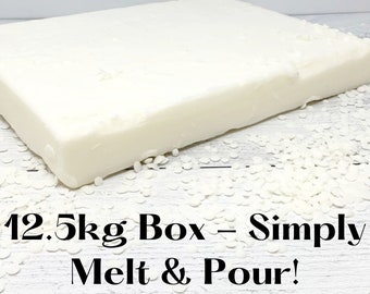Melt & Pour Candle Wax BULK for White Label/Own Brand Candles - 12.5kg