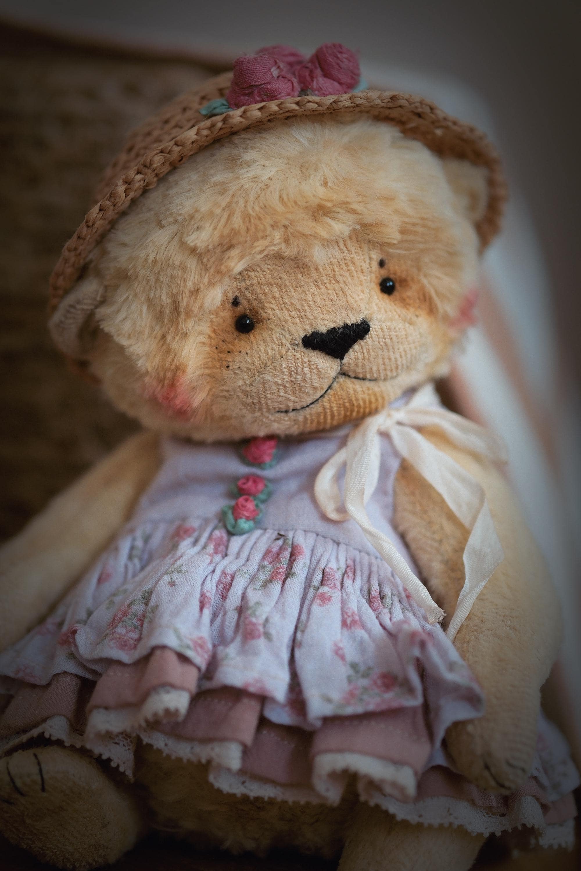 可愛いテディベア 作者不明 テディベア ペアで アーティストベア