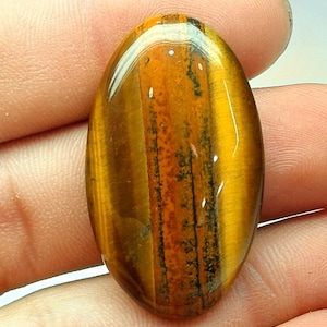 Natural Tiger Eye Jasper Gemstones Top Grade Quality Oval Cabochons, Wonderful Top Grade Quality 100% Natural size 36x21 MM
