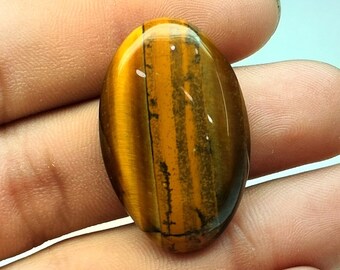 Natural Tiger Eye Jasper Gemstones Top Grade Quality Oval Cabochons, Wonderful Top Grade Quality 100% Natural size 33x21 MM