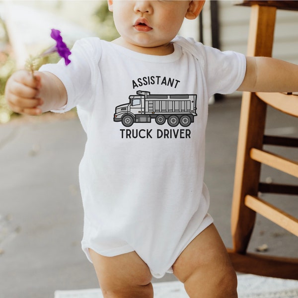 Assistant Truck Driver Baby Bodysuit