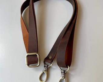 Leather bag strap | Handmade Crossbody Strap | Shoulder Strap | Purse Strap