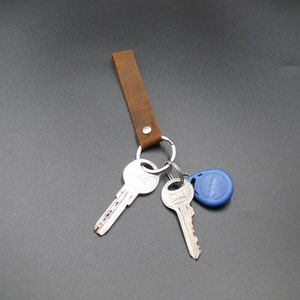 Personalised Leather Keyring, keychain gifts for her and him
