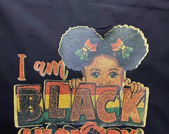 Girl’s I am Black History Shirt