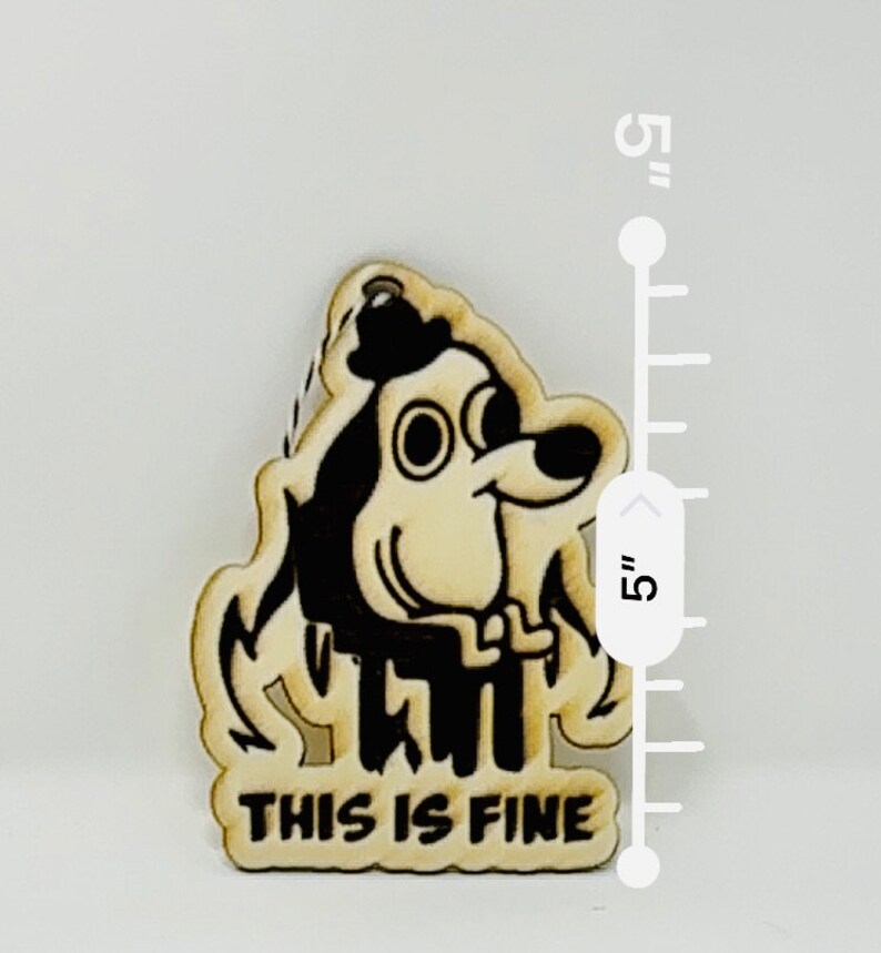 Meme Ornaments This is Fine Dog Funny Christmas Tree Decorations Reddit