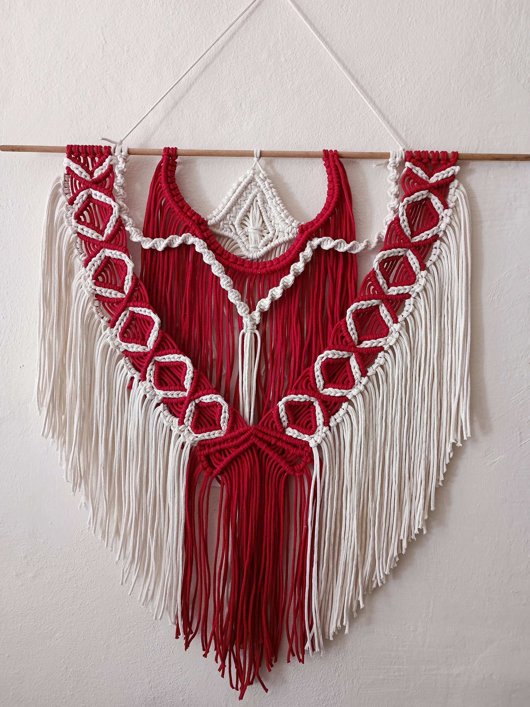 Large Handmade Macrame Wall Hanging Boho Decor for Home Decoration, Bedroom, Baby Room, Nursery