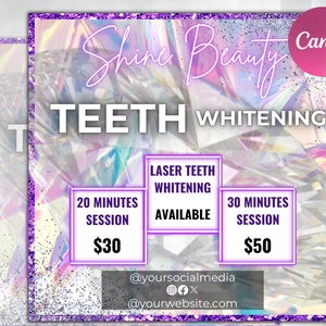 Teeth Whitening Flyer Template, Teeth Flyer, Dentist Flyer, Teeth Whitening Classes, Teeth Whitening Training, Teeth Whitening Sale Flyer