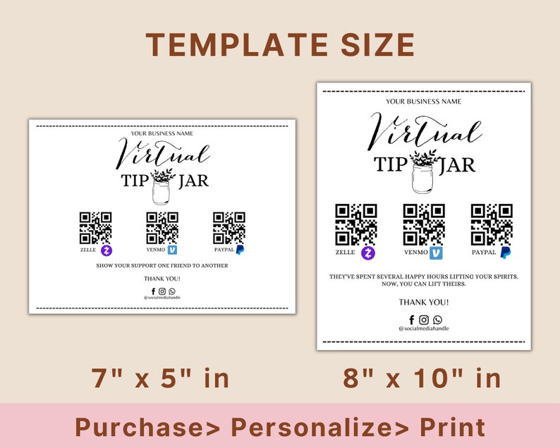 Editable Virtual Tip Jar
