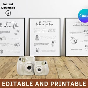 Instax Mini 11 Foto Gastenboek Sign | Bruiloft Polaroid, Polaroid Gastenboek, Instax Gastenboek, Gastenboek Sign, Wedding Camera, Sign