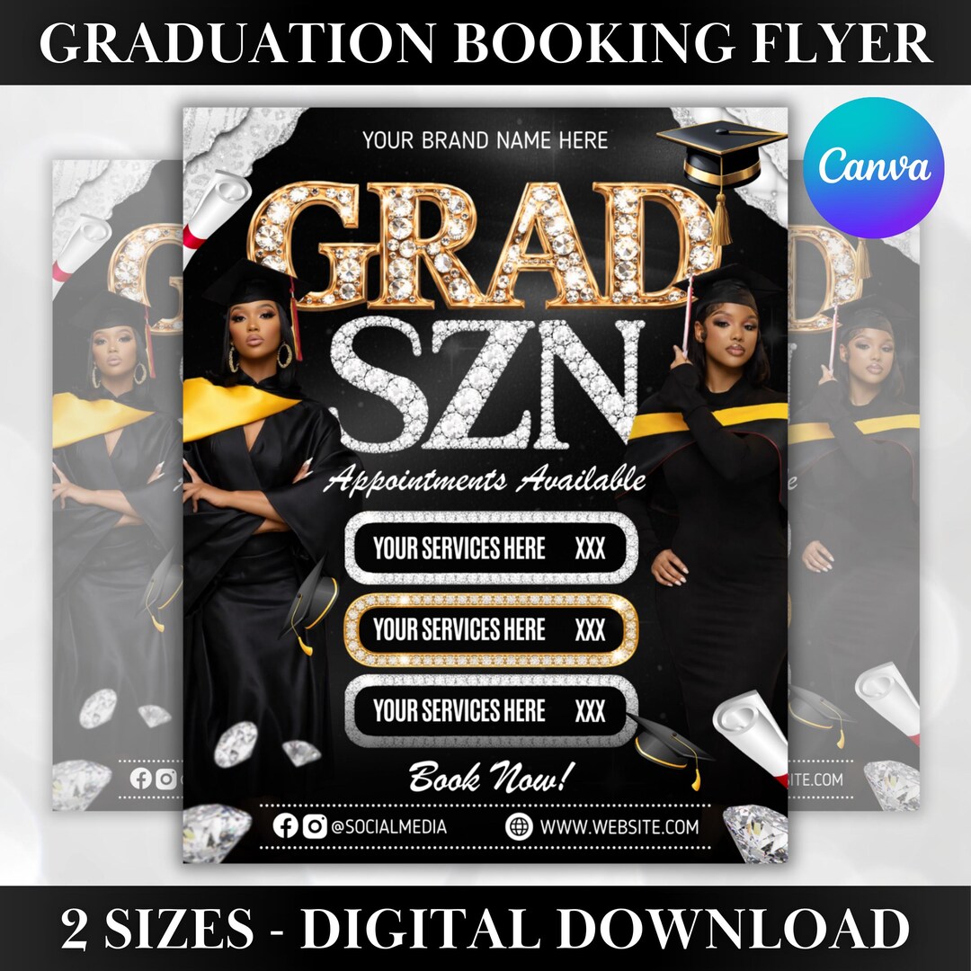 Graduation Booking Flyer, Graduation Special Flyer, Graduation Deals ...